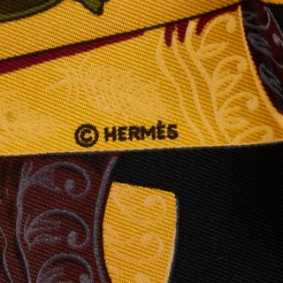 美品 エルメス HERMES スカーフ カレ90 L'ATLANTIDE アトランティス大陸 シルク レディース マルチカラー