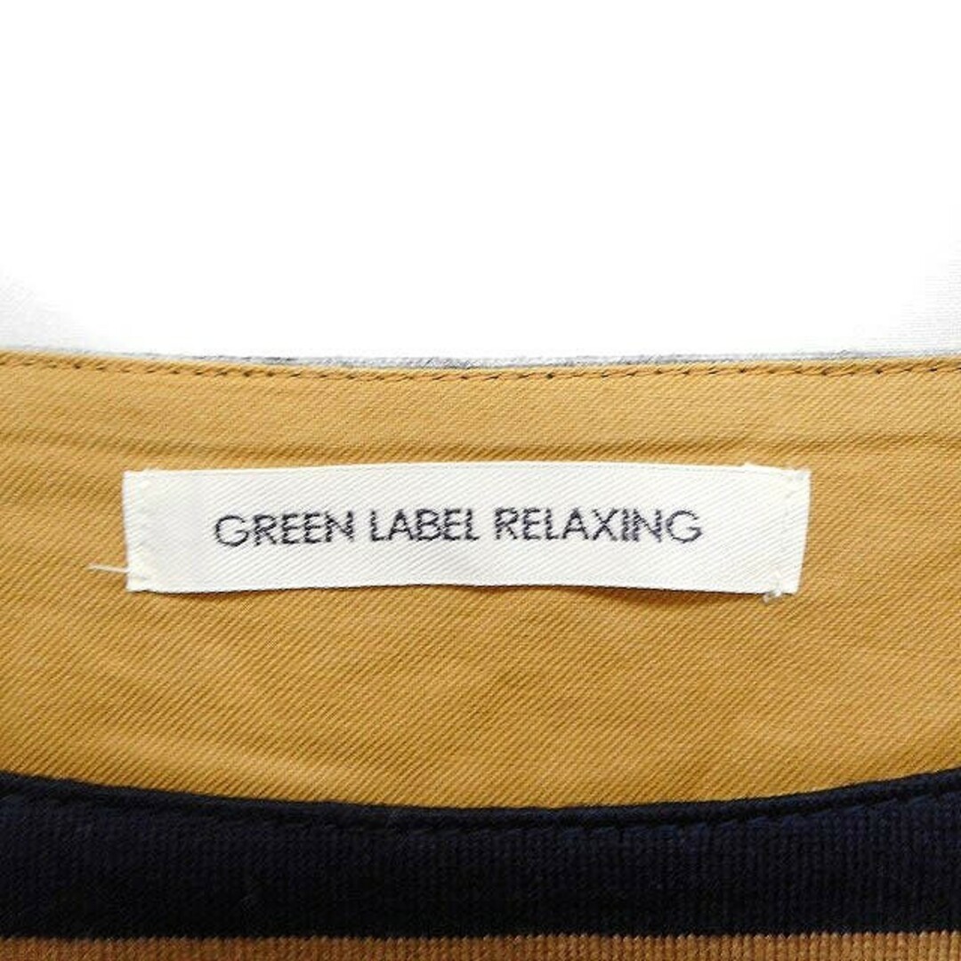 UNITED ARROWS green label relaxing(ユナイテッドアローズグリーンレーベルリラクシング)のグリーンレーベルリラクシング ユナイテッドアローズ ニット ワンピース ボーダー レディースのワンピース(ひざ丈ワンピース)の商品写真