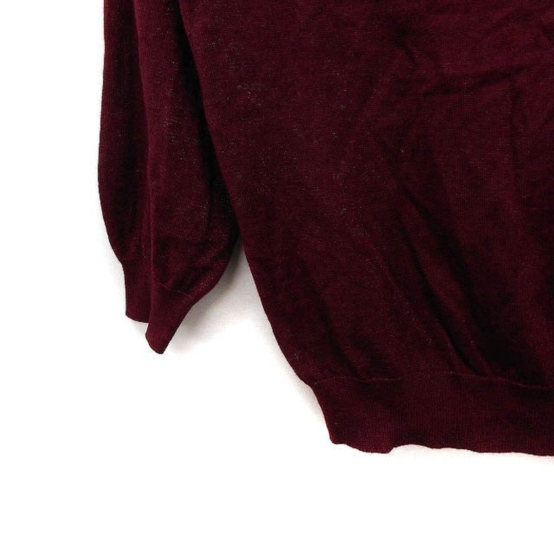 UNTITLED(アンタイトル)のアンタイトル UNTITLED 七分袖 ニット セーター 丸首 ラメ混 ウール混 レディースのトップス(ニット/セーター)の商品写真