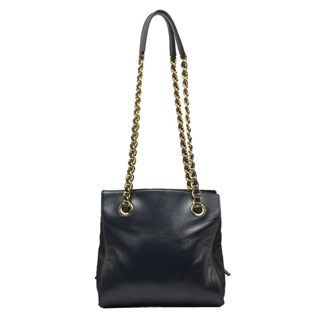 PRADA - プラダ ナッパ カテナ ロゴ型押し ゴールド金具 チェーン