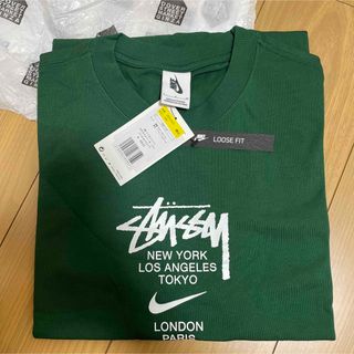 STUSSY - 新品 NIKE STUSSY Tee コラボ Tシャツ ステューシー 緑 ...