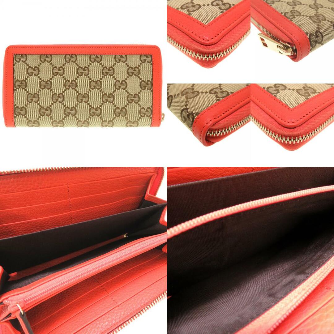Gucci - 新品同様 グッチ GGキャンバス ベージュ オレンジ 388637
