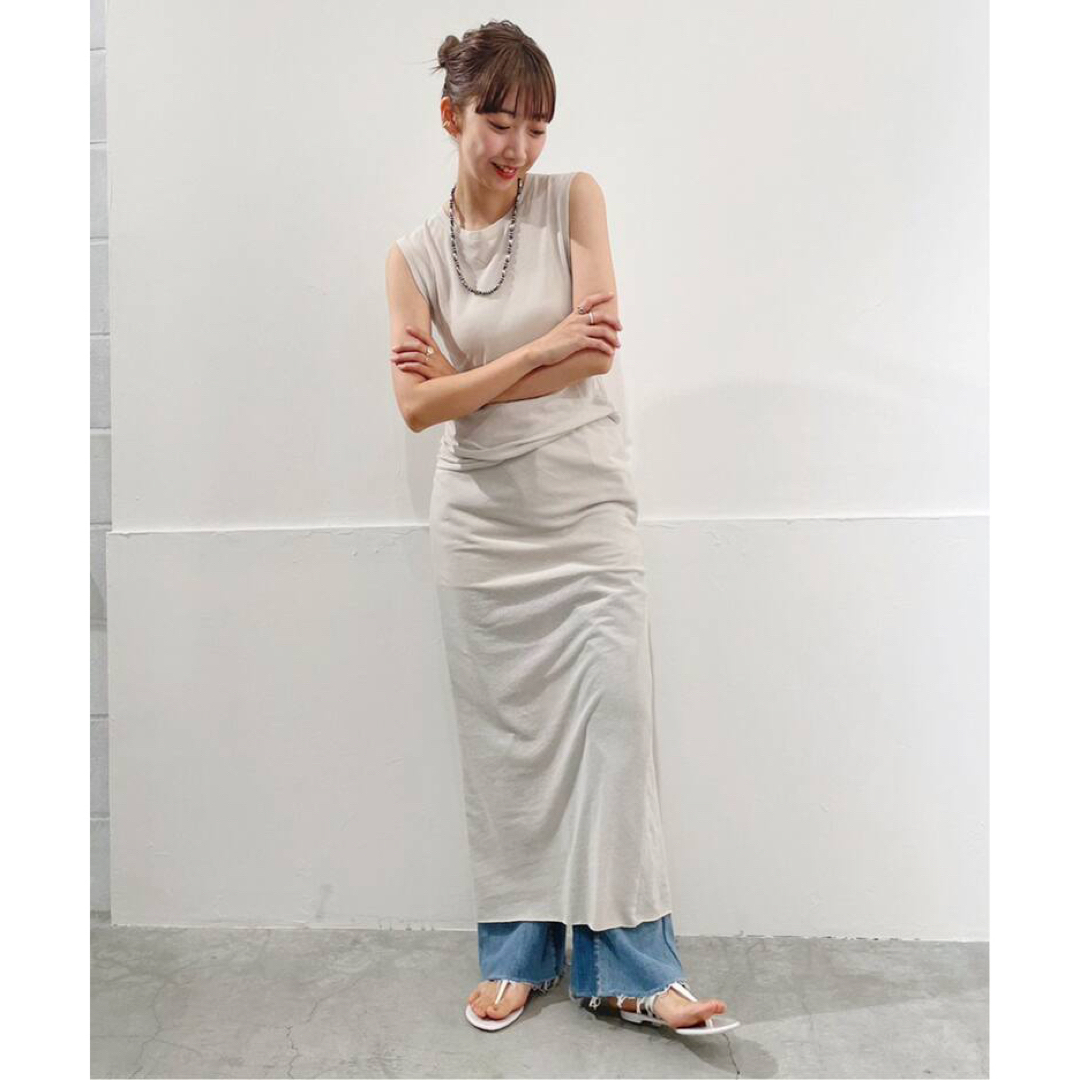 Plage(プラージュ)のPlage COTTON LINEN SHEER N/S Tシャツ レディースのトップス(Tシャツ(半袖/袖なし))の商品写真