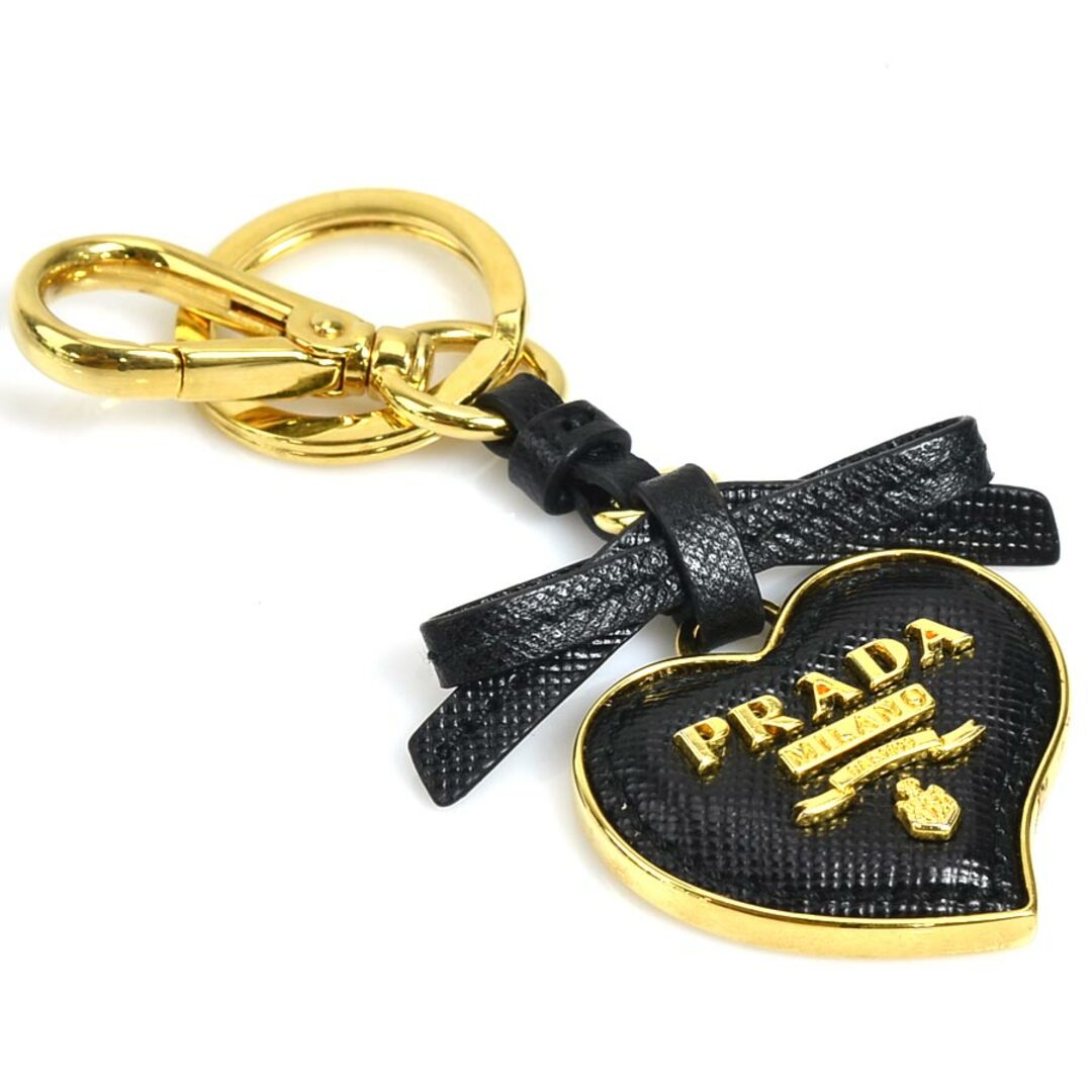 PRADA   プラダ PRADA キーリング チャーム ハート リボン メタル