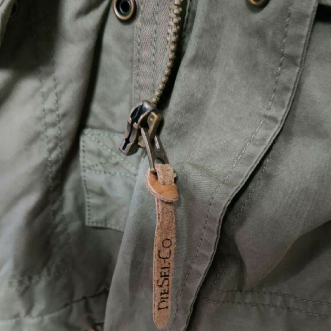 DIESEL(ディーゼル)のヴィンテージ　DIESEL　ミリタリーコート メンズのジャケット/アウター(モッズコート)の商品写真