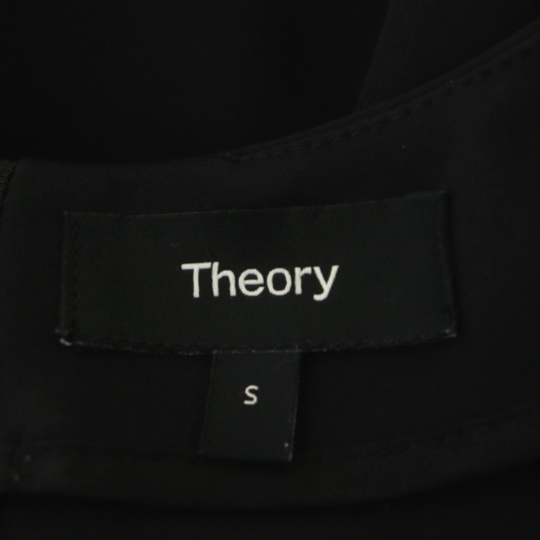 theory(セオリー)のセオリー theory 22SS ブラウス ノースリーブ プルオーバー S 黒 レディースのトップス(シャツ/ブラウス(半袖/袖なし))の商品写真