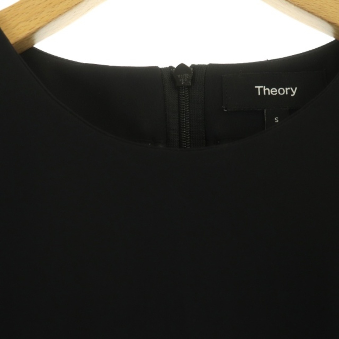theory(セオリー)のセオリー theory 22SS ブラウス ノースリーブ プルオーバー S 黒 レディースのトップス(シャツ/ブラウス(半袖/袖なし))の商品写真