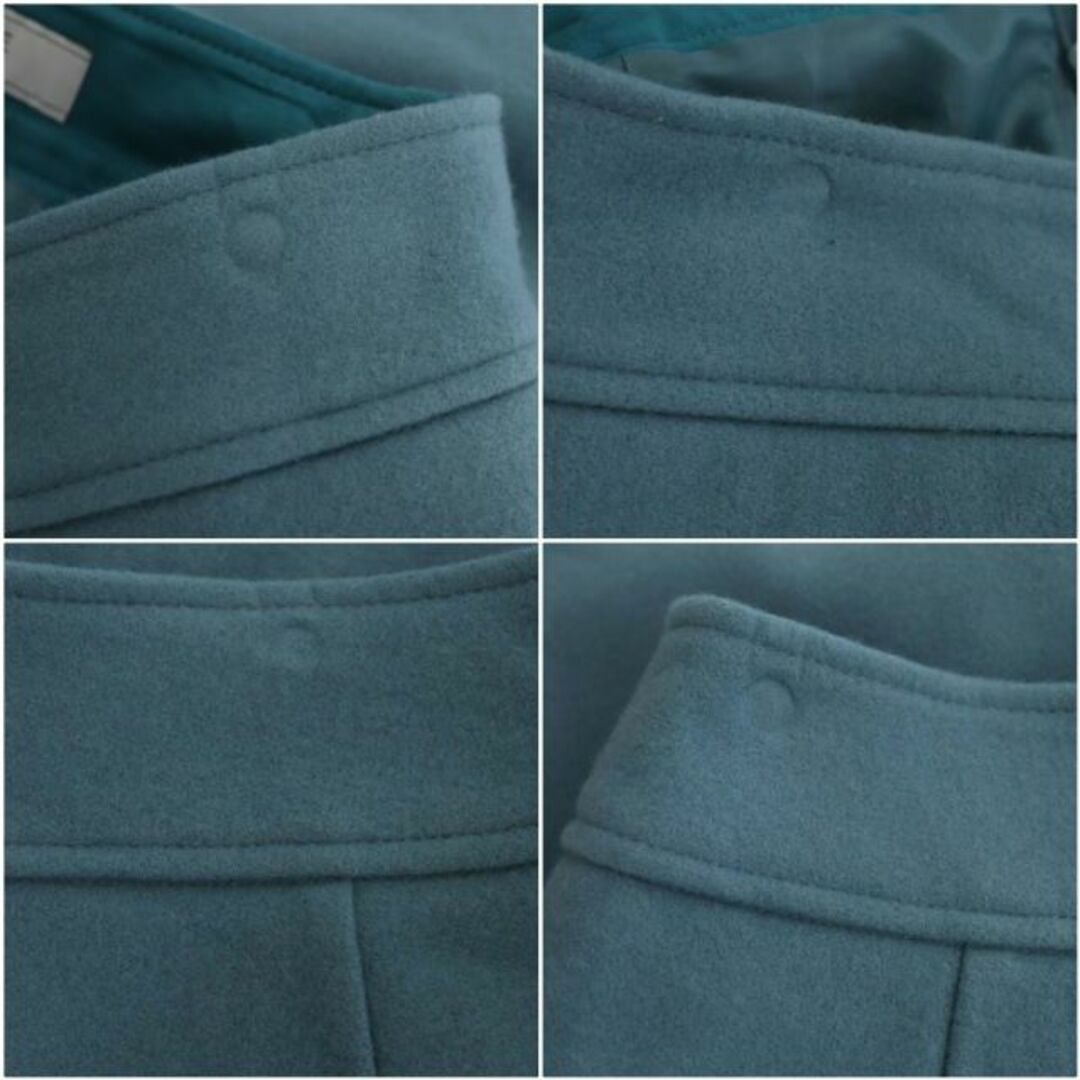 SLOBE IENA(スローブイエナ)のスローブ イエナ メルトンAラインスカート ミモレ丈 38 緑 レディースのスカート(ロングスカート)の商品写真