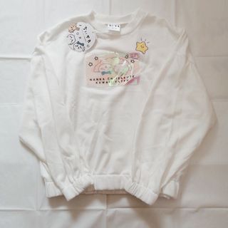 チイカワ(ちいかわ)の【新品】ちいかわ　トレーナー　140cm　ホワイト　ハチワレ　うさぎ(Tシャツ/カットソー)