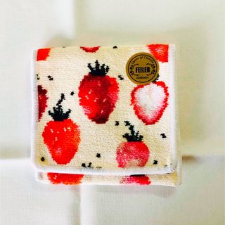 新品・未使用★ストロベリードット★ハンカチポーチ