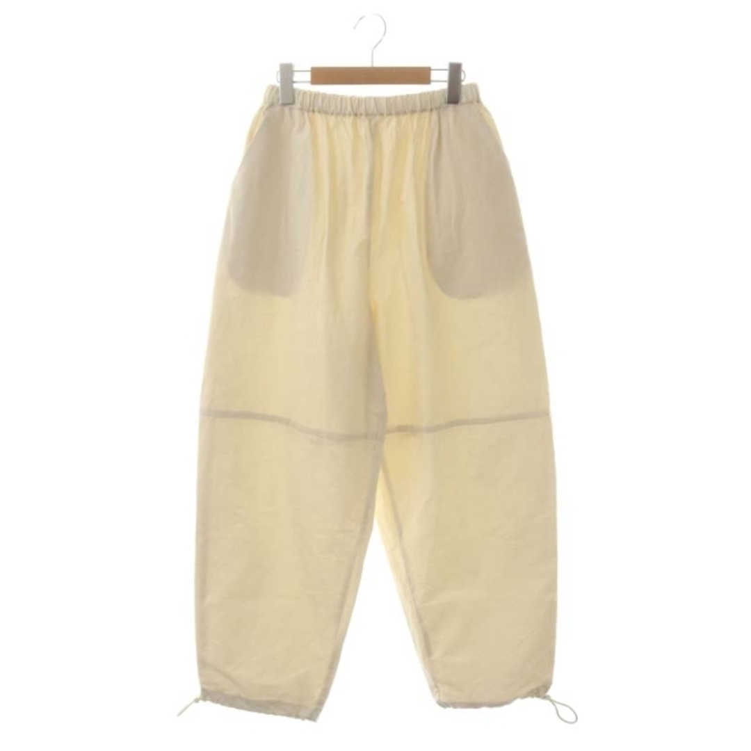 シー 3D PARACHUTE PANTS パラシュートパンツ F ベージュ5686cmもも幅