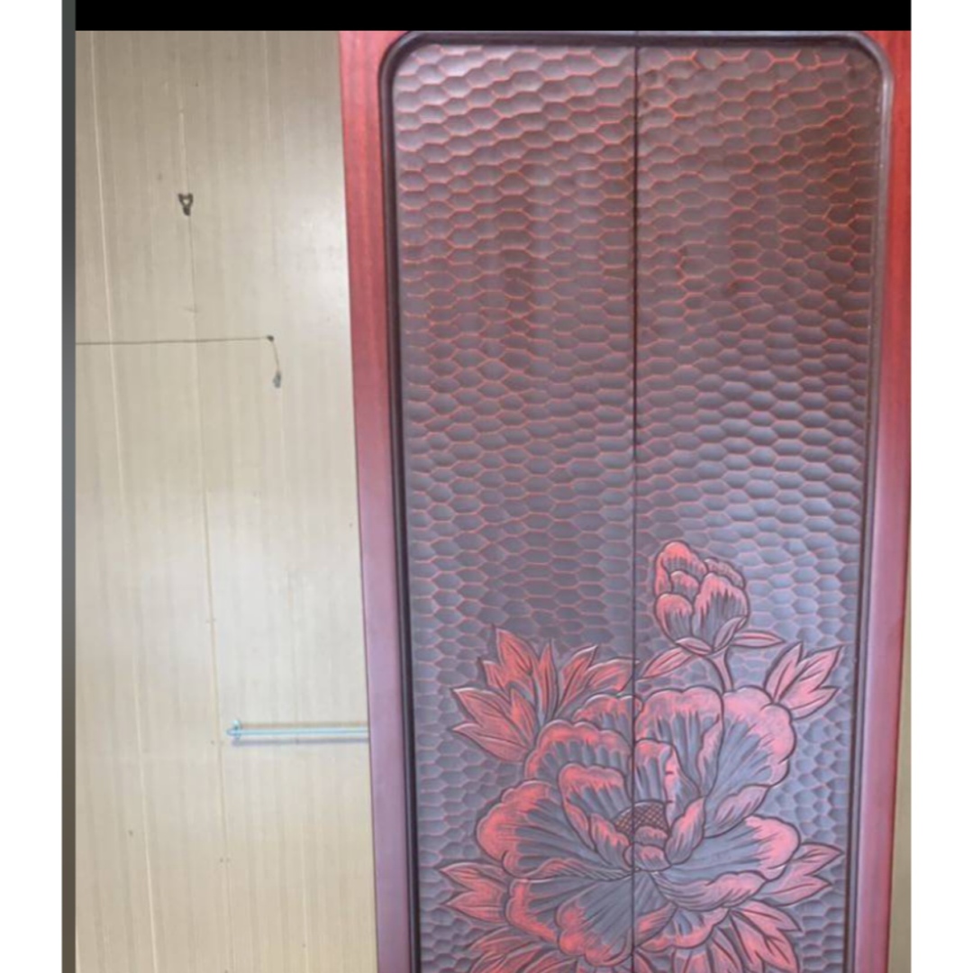 鎌倉彫 三面鏡ドレッサー 超お安くお買い得 昭和レトロの宝物 鎌倉彫 三面鏡ドレッサー 超お安くお買い得 昭和レトロの宝物