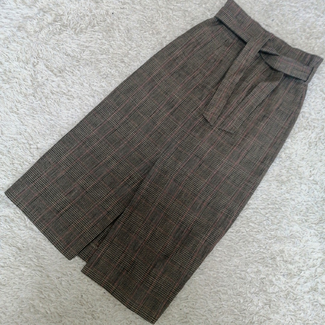Plage(プラージュ)の【plage】プラージュ　ハイウエストタイトスカート チェック　サイズ34 レディースのスカート(ロングスカート)の商品写真
