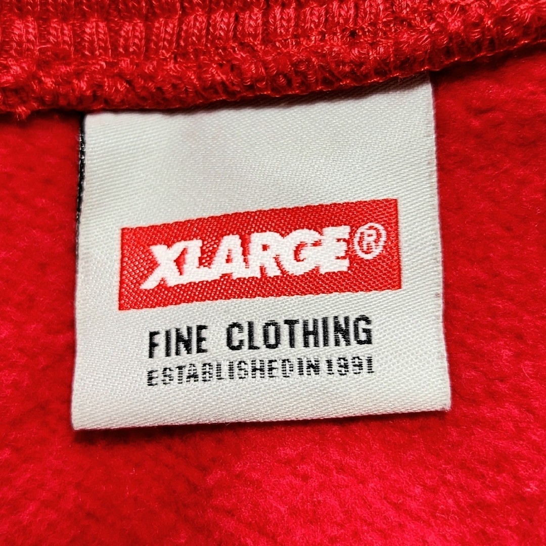 XLARGE(エクストララージ)の《大人気》エクストララージ スタジャン レッド ピンク ワンポイントロゴ M メンズのジャケット/アウター(スタジャン)の商品写真