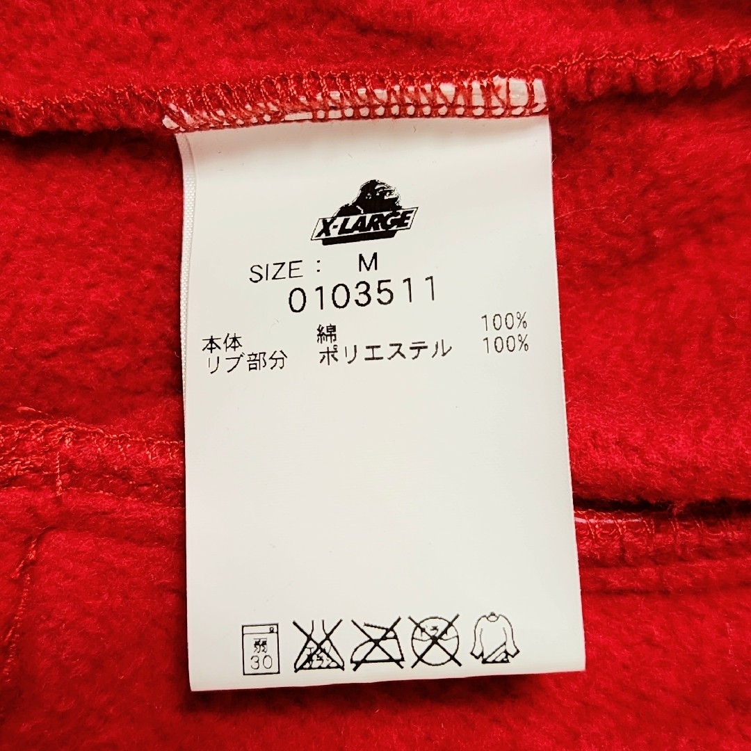 XLARGE(エクストララージ)の《大人気》エクストララージ スタジャン レッド ピンク ワンポイントロゴ M メンズのジャケット/アウター(スタジャン)の商品写真