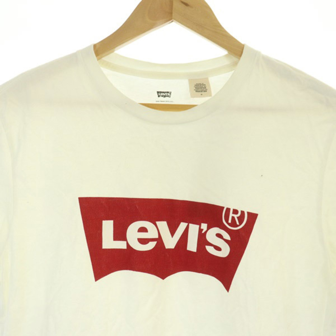 Levi's(リーバイス)のリーバイス Tシャツ カットソー 半袖 ロゴプリント コットン M 白 ホワイト メンズのトップス(Tシャツ/カットソー(半袖/袖なし))の商品写真