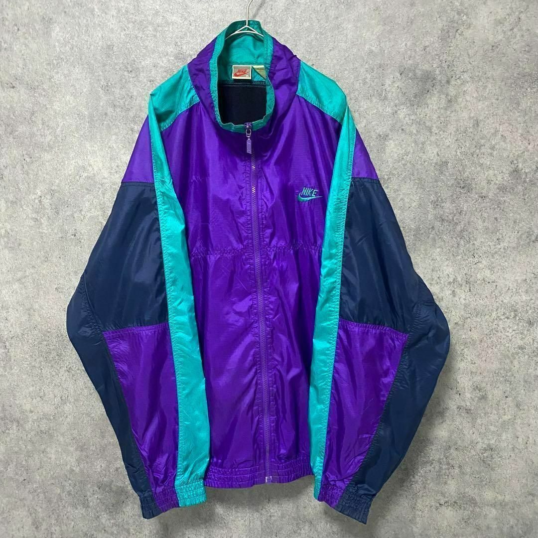 NIKE - 90S NIKE ナイキ ナイロンジャケット メンズXL 古着 個性派 B2 ...