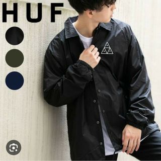 HUF ナイロンジャケット　トライアングルロゴ