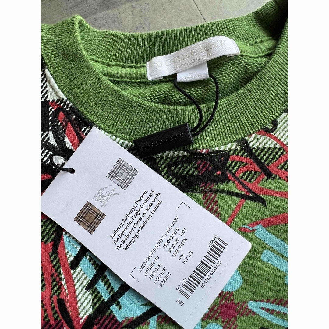 BURBERRY KIDS バーバリーキッズ チェッカー セーター 未使用