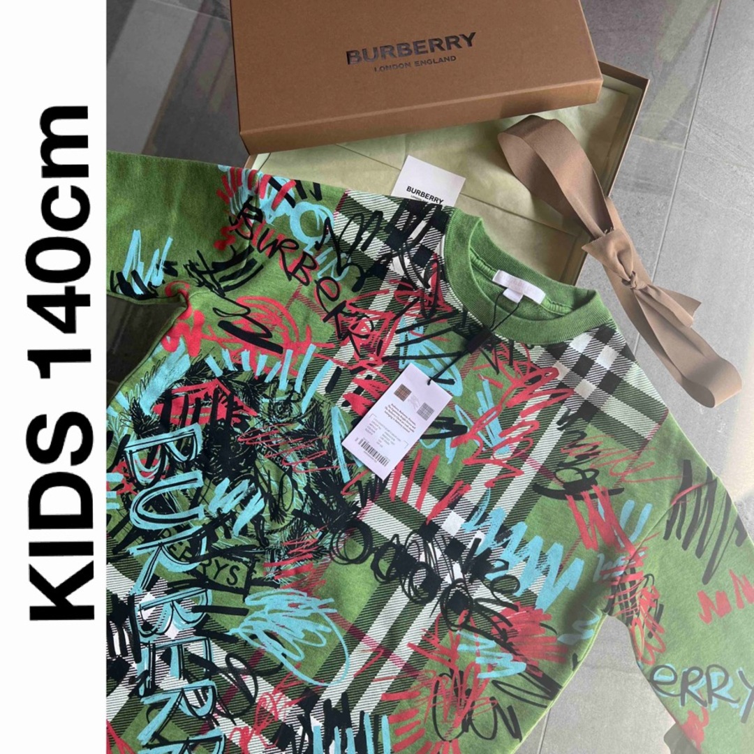 BURBERRY - BURBERRY KIDS バーバリーキッズ チェッカー セーター 未