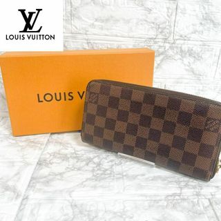 ルイヴィトン(LOUIS VUITTON)の【美品♡ルイヴィトン長財布】ダミエエベヌ　ジッピーウォレット(財布)