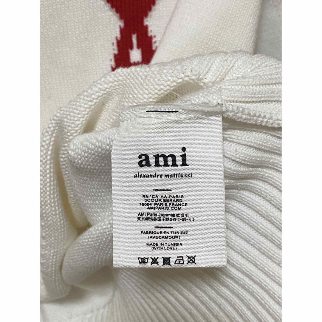 ami - 【美品】AmiParis アミパリス ニット セーター S ホワイト 白の