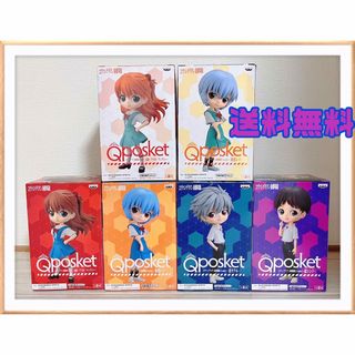 バンダイ(BANDAI)のQposket 新世紀エヴァンゲリオン 6種 アスカ 綾波レイ Q posket(アニメ/ゲーム)