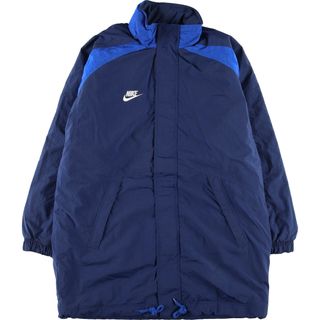 訳あり　NIKE　薄手マウンテンパーカー　ブルー　ACE　メンズM