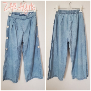 ザラキッズ(ZARA KIDS)の【134】ザラキッズ　ワイドパンツ　ズボン(パンツ/スパッツ)
