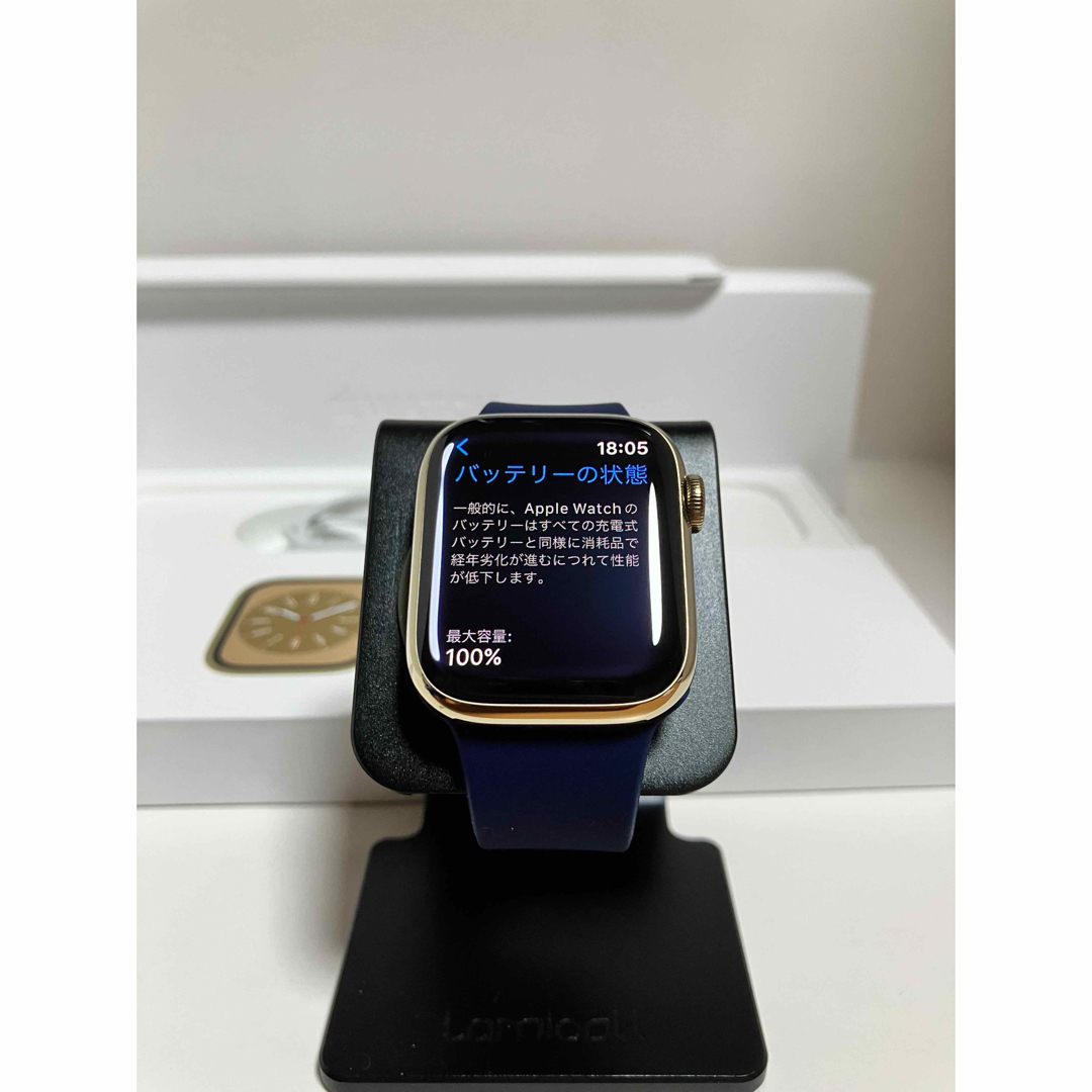 Apple Watch シリーズ5 44mm GPSセルラー ステンレスゴールド