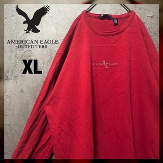 アメリカンイーグル(American Eagle)の【アメリカンイーグル】XLsize ロゴプリント Tシャツ 長袖 US古着(Tシャツ/カットソー(七分/長袖))