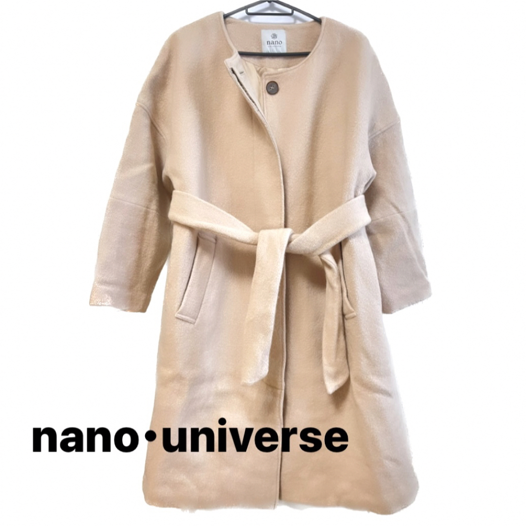 ナノユニバース ロングコート アウター 冬服 秋服 レディースコート