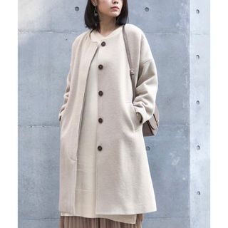 ナノユニバース ロングコート アウター 冬服 秋服 レディースコート