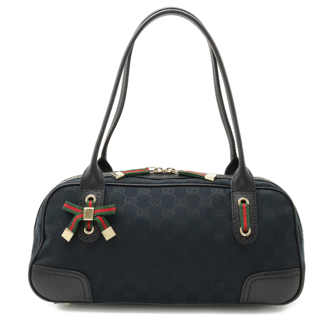 Gucci - グッチ プリンシー GGキャンバス シェリーライン リボン