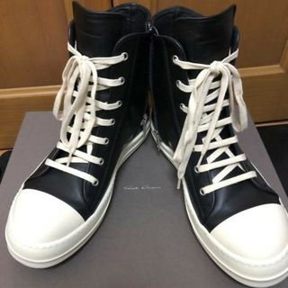 Rick Owens - RICK OWENS ラモーンズ レザー スニーカー 確実正規品の