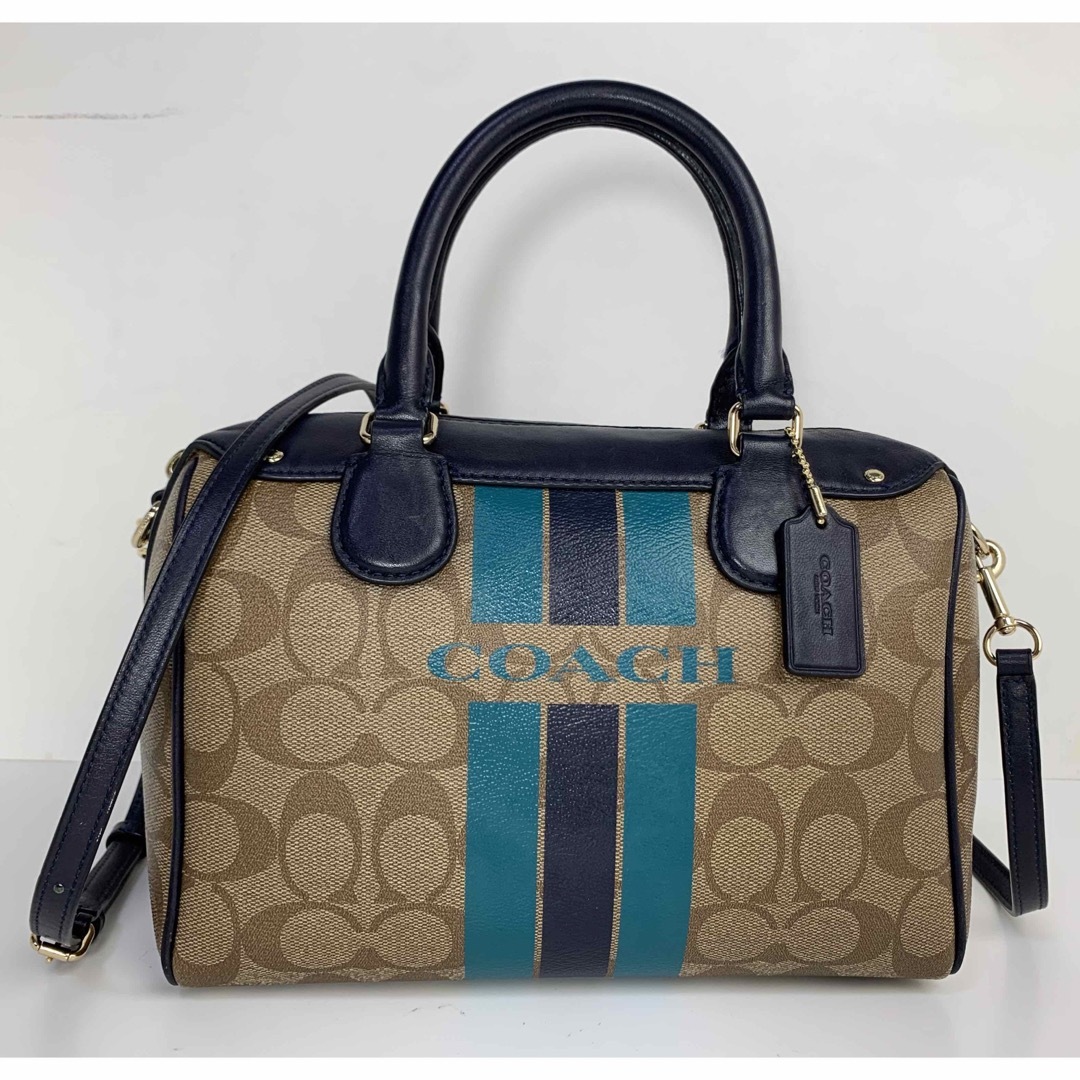 良品★コーチ COACH シグネチャー 2WAY ショルダーバッグ ハンドバッグ