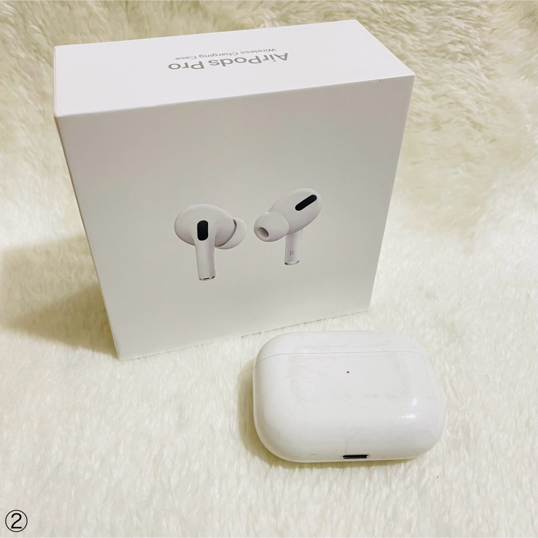 動作確認 済み AirPods Pro 第1世代 ワイヤレス 充電ケース 付き