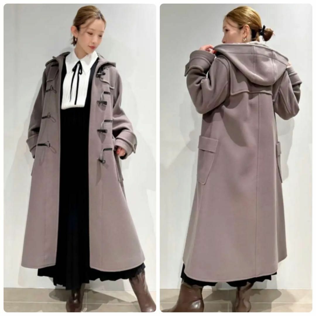 新品✨SNIDEL ダッフルコート ロング グレー ウールコート ダッフル 0