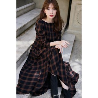 Her lip to - 【完売品！】Roanne Over Check Dressの通販｜ラクマ