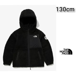 THE NORTH　FACE　KIDS 　ボアジップパーカー ブラック　130㎝