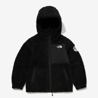 THE NORTH FACE KIDS ボアジップパーカー ブラック 130