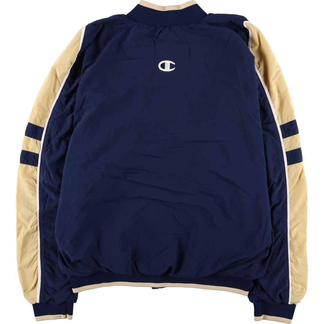 Champion(チャンピオン)の古着 90年代 チャンピオン Champion NORTLE DAME ノートルダム大学 フルジップ サテンスタジャン バーシティジャケット USA製 メンズXXL ヴィンテージ /eaa367667 メンズのジャケット/アウター(スタジャン)の商品写真