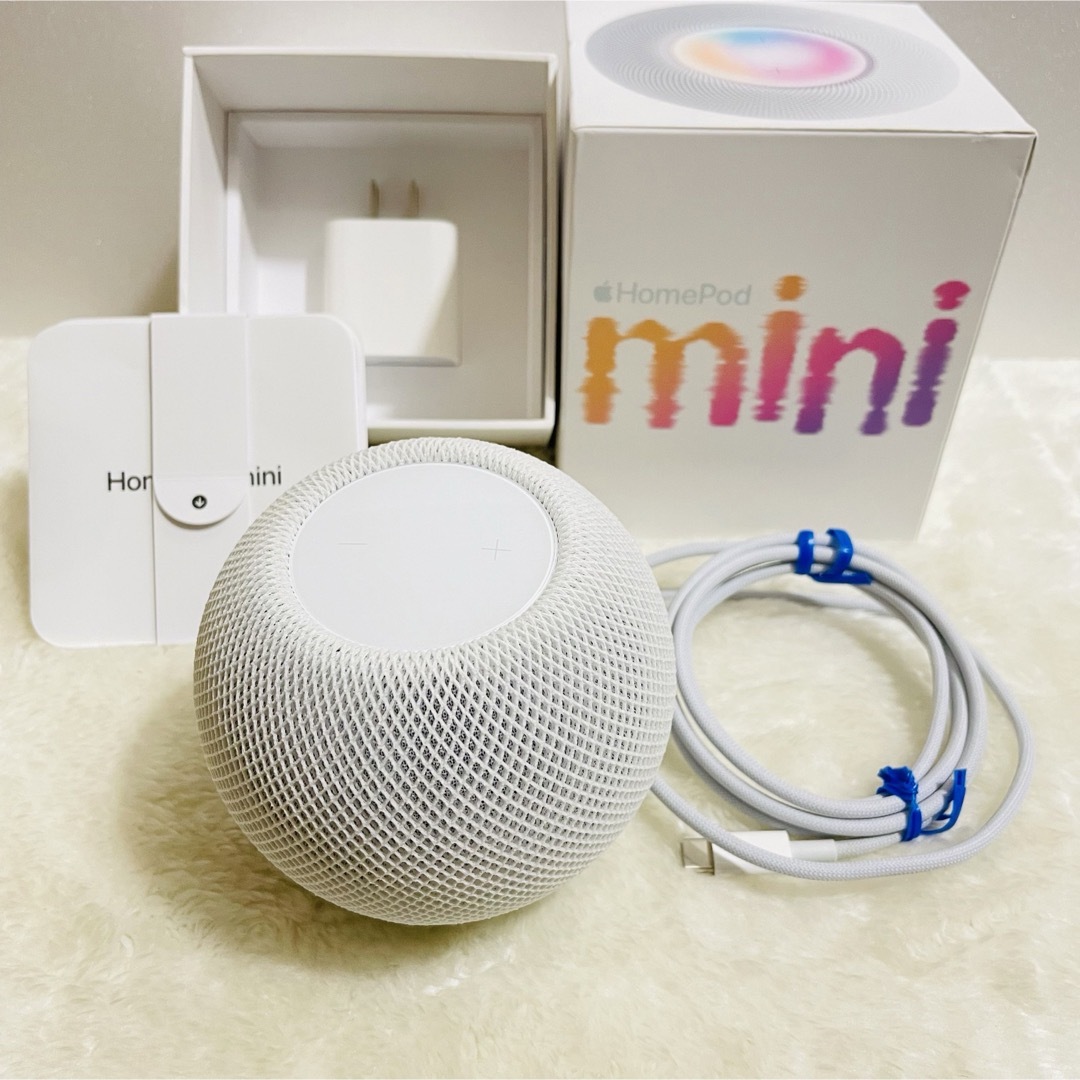 オーディオ機器【美品】Apple Home Pod mini MY5H2J/A
