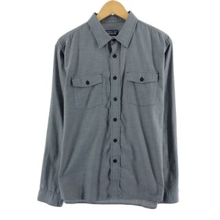 パタゴニア(patagonia)の古着 パタゴニア Patagonia Patagonia 無地 長袖 コットンシャツ メンズM ヴィンテージ /eaa377713(シャツ)