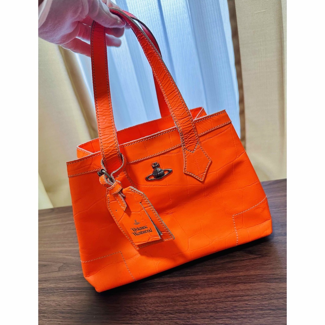 Vivienne Westwood アコード ハンドバッグ　バイカラー