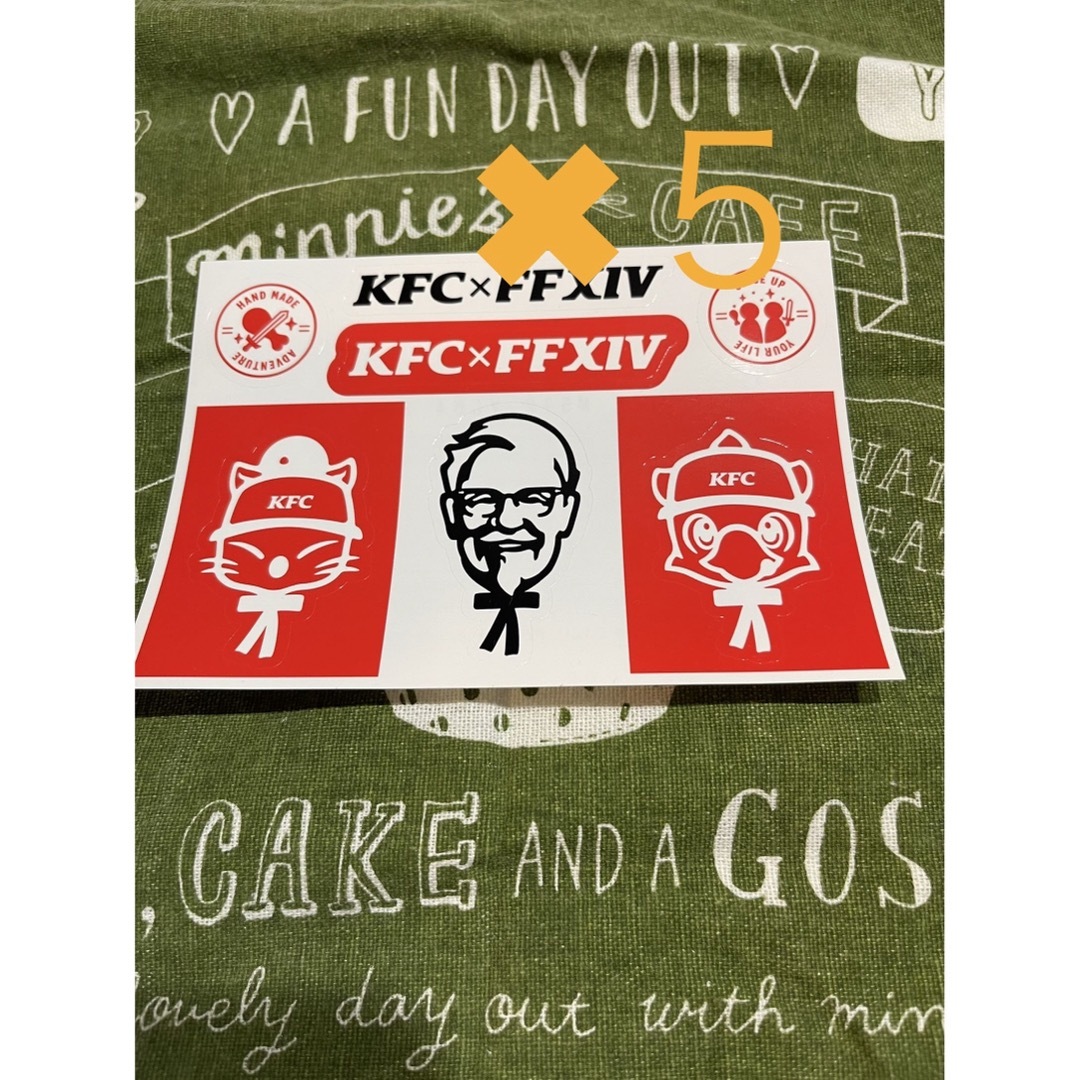 KFC  ff14 コラボ　ステッカー