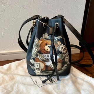 モスキーノ(MOSCHINO)のモスキーノ　テディベア　ショルダーバッグ　クロスボディバッグ　ブラック黒　新品(ショルダーバッグ)