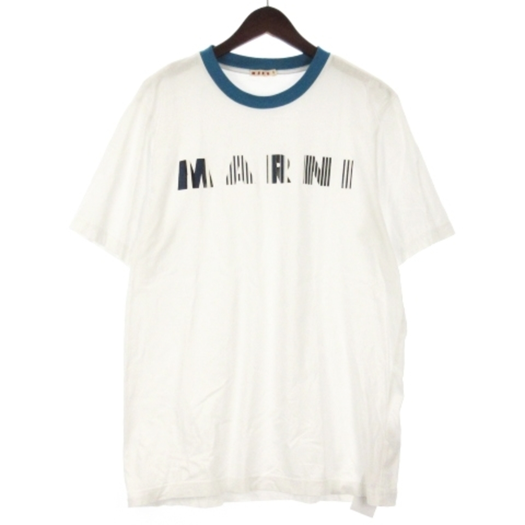 Marni - マルニ MARNI 22SS ロゴ Tシャツ カットソー 半袖 ホワイト 52