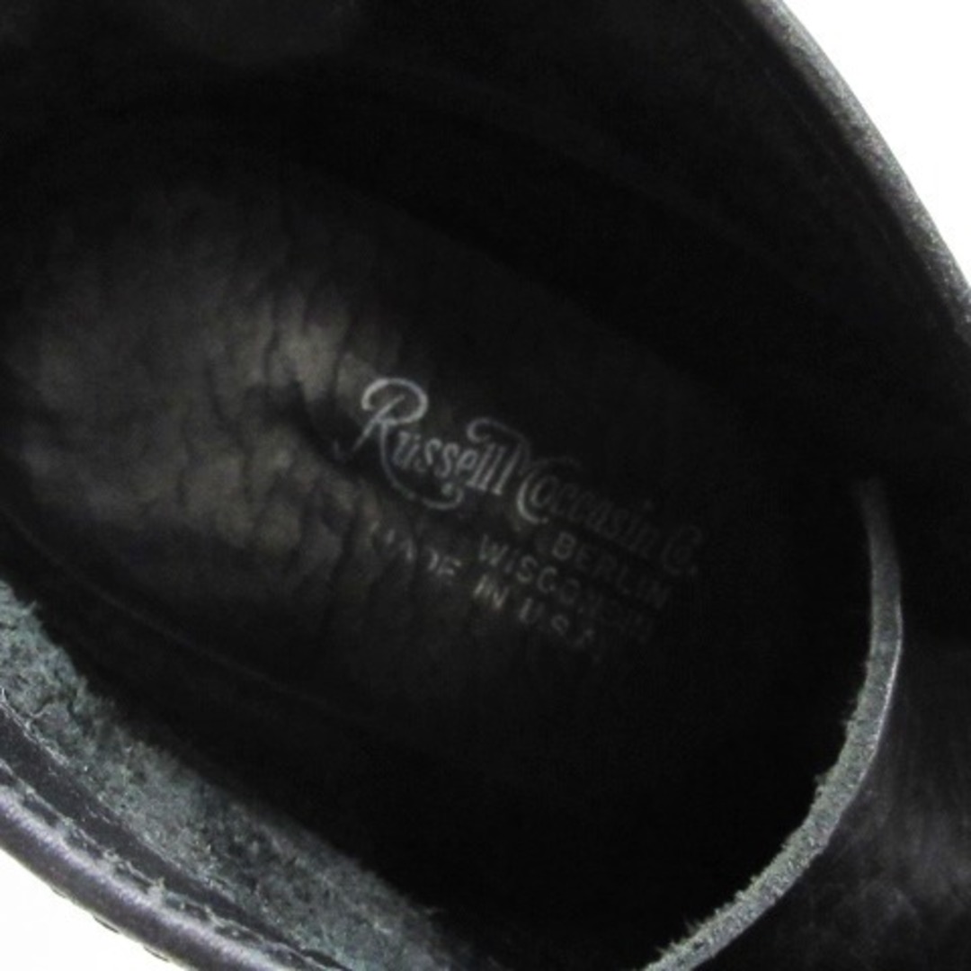 ラッセル モカシン クレイチャッカ ブーツ レザー USA製 ブラック 27cm