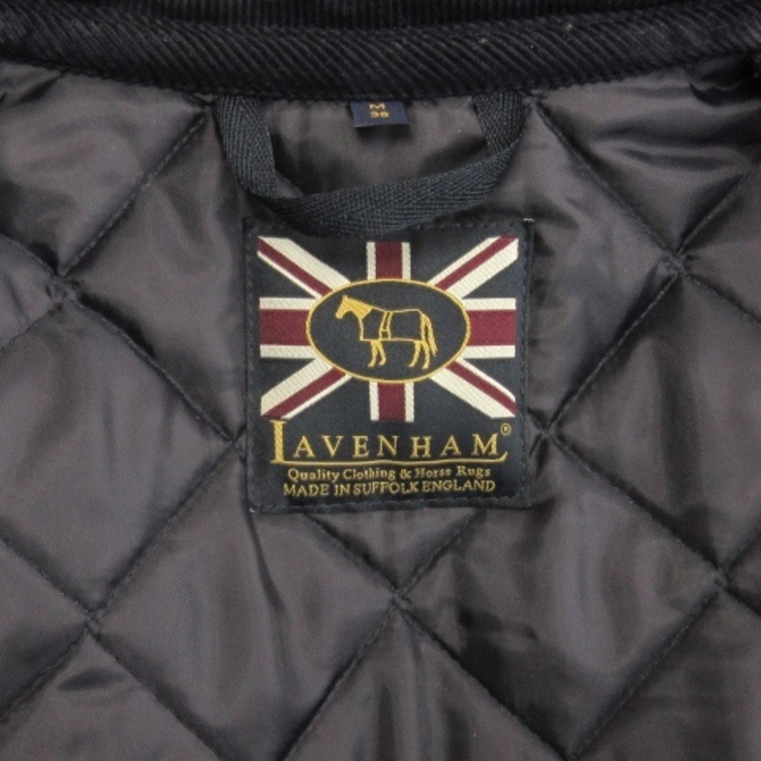 LAVENHAM(ラベンハム)のラベンハム キルティング ジャケット 中綿 英国製 ネイビー M メンズのジャケット/アウター(その他)の商品写真